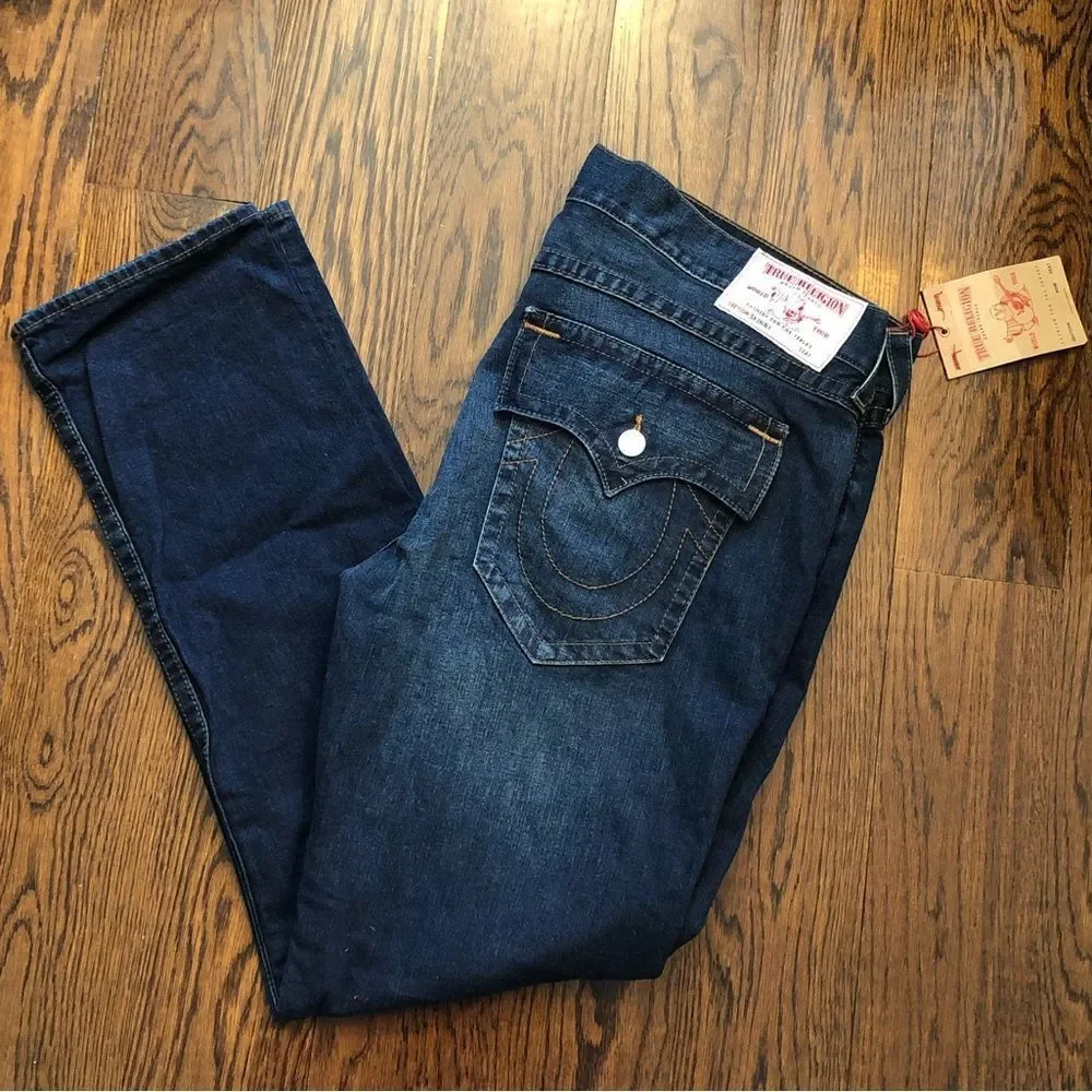 TRUE RELIGION Mens Skinny Stretch Denim Jeans 42x34 NWT